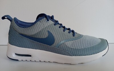 NEW Nike WOMEN'S Sz 6 Shoe Blue Gray White Air Max Thea 819639-400 $105