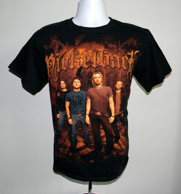 MENS NICKELBACK 2010 TOUR T SHIRT MEDIUM BAND ON FRONT TOUR CITIES ON BACK | eBay