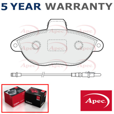Apec Front Brake Pads Set Fits Expert Dispatch Scudo 1.9 D TD 2.0 HDi JTD #2