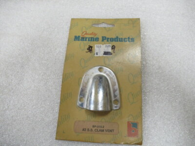 Y36 Quality Marine BP-315-2 Stainless Steel Clam Vent OEM New Factory Boat Parts