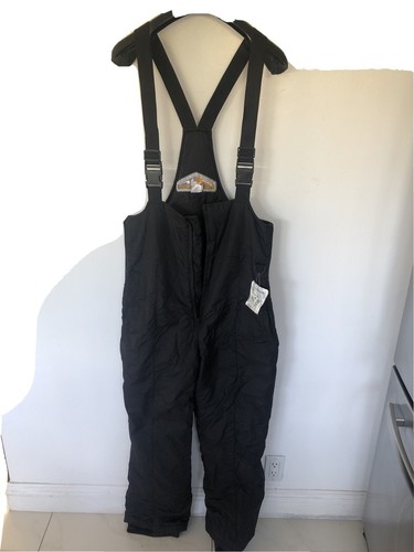 Black Ski Snow Bib Pants 