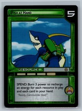 MegaMan NT Warrior TCG Fish At Hand #3 UR 100 Ultra Rare Foil CCG Mega Man Grave