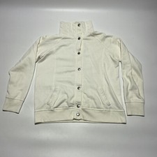 Womens Sonoma Sweater Size Large White Button...
