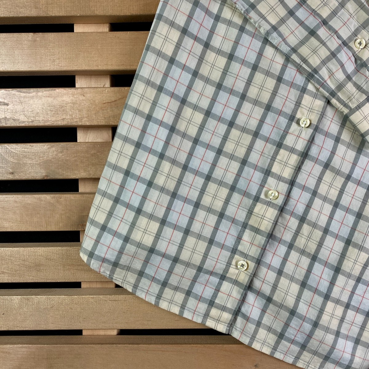 Women’s Shirt Long Sleeve Barbour Full Tartan Size UK 12 US