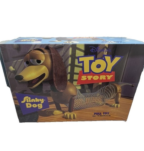 Vintage 1995 TOY STORY Slinky Dog Keychain NIB NEW SEALED | eBay