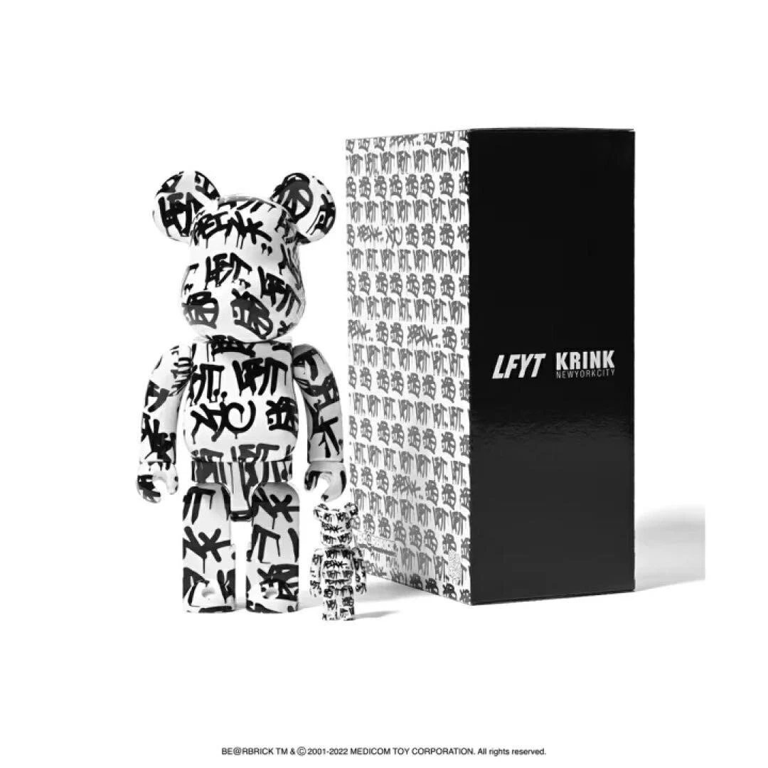 Medicom Toy LFYT × KRINK BE@RBRICK Bearbrick 100% & 400% ABS Original  Figurine