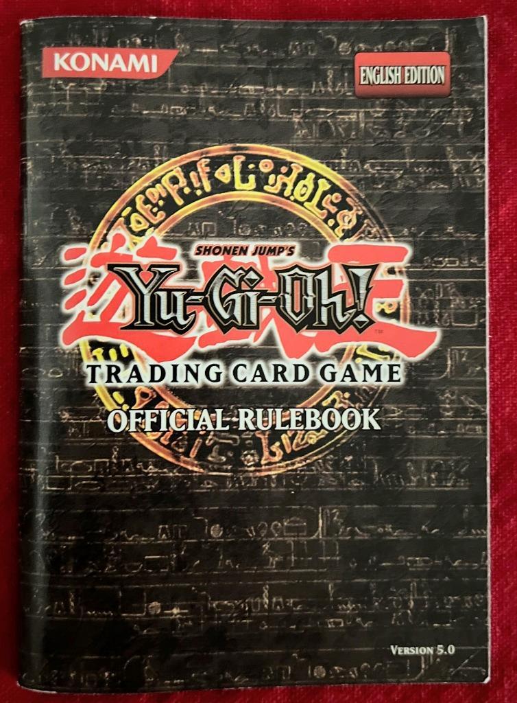Yu-Gi-Oh Trading Card Game Officiual Rulebook English Edition Version 5.0