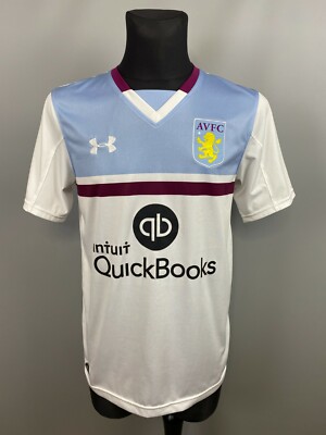 ASTON VILLA 2016 2017 AWAY SHIRT FOOTBALL SOCCER JERSEY UNDER