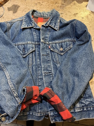 Vintage Levis Flannel Lined USA Denim 