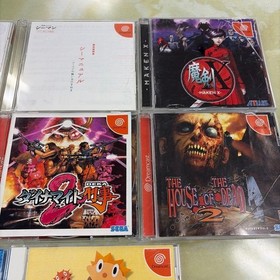 DC Sonic Adventure, Virtua Striker 2 etc. 8Set for Sega Dreamcast USED Japan