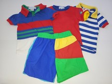 Vintage 1980s Osh Kosh Boys Lot Shirts Shorts Outfit size 18 months made in USA