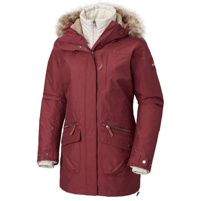 Columbia Carson Pass Interchange Jacket Down Coat Ski Insulated Two Layer M