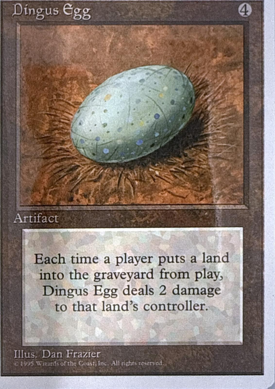 DINGUS EGG RARE FOURTH EDITION MAGIC: THE GATHERING NM/M