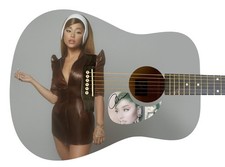 Ariana Grande Autographed Signed Acoustic Custom Photo Guitar ACOA