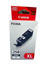 Genuine Canon PGI-250XL Black Ink Cartridge - High Yield (NIB, Sealed)