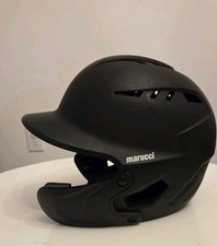 Marucci Duravent Black Baseball Batting Helmet Jaw Guard MBHDVJG 7 1/8 -7 1/2"