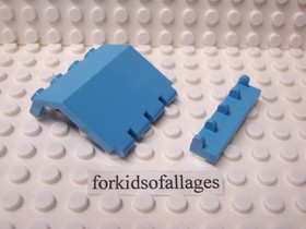 Lego 2582 Panel 2x4x3 1/3 w/ 1x4 Tile Hinge 4625 Medium Blue (4728 Harry Potter)