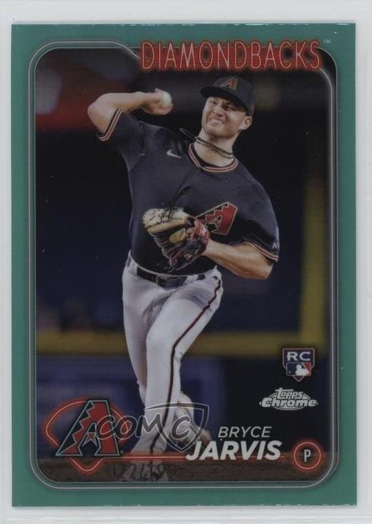 2024 Topps Chrome Aqua Refractor 22/199 Bryce Jarvis #75 19gz