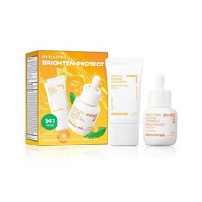 Skincare Set Brightening Vitamin C Serum Korean Sunscreen innisfree Protect Face