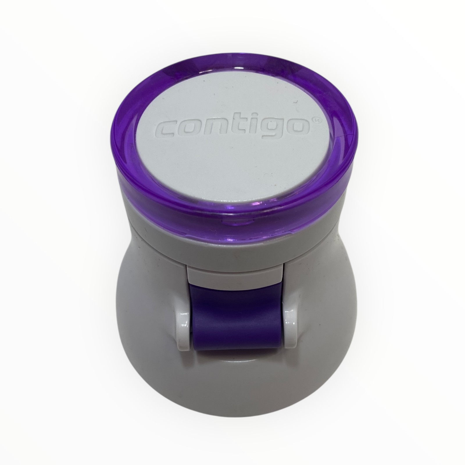 Cap Lid Purple White Euc M2