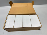 1000 BriefumschläGe Dl 110X220 Mm Mit Fenster Selbstklebend Weiß 75G