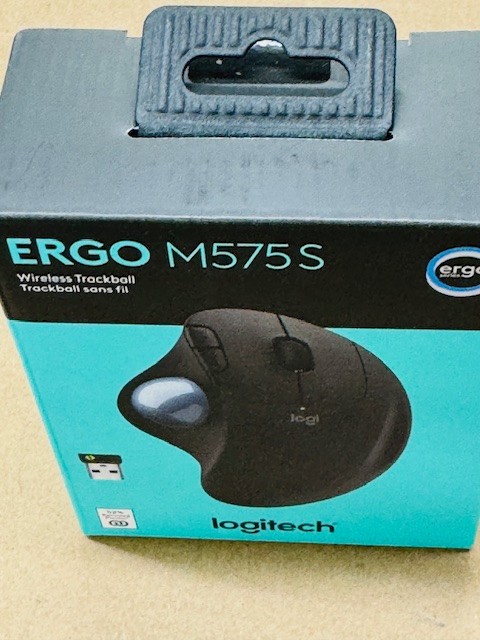 LOGITECH ERGO M575S WIRELESS TRACKBALL COLOR: BLACK 910-0070
