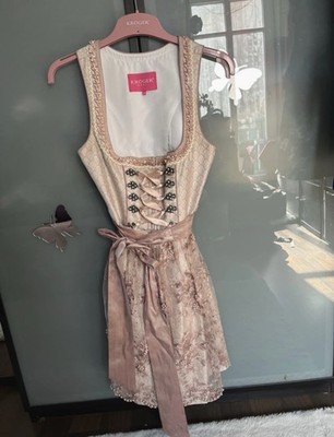 Krueger Dirndl Rosa, Größe 34 Mit Glitzer, Rocklänge 50cm