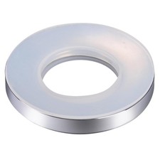 Support anneau de montage aquaterial chrome pour évier de récipient en verre salle de bain