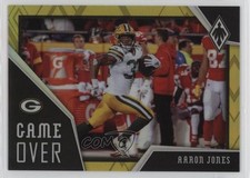 2020 Panini Phoenix Game Over Yellow 4/75 Aaron Jones #9 9ut