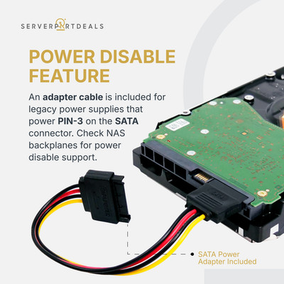WD Ultrastar HC570 22TB WUH722222ALE601 0F48151 7.2K RPM SATA 6Gb
