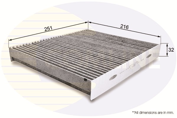 COMLINE EKF122A Filter, cabin air for AUDI,LAMBORGHINI,MERCEDES-BENZ,PORSCHE,SEA
