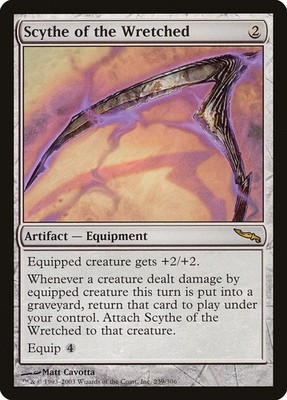MTG Scythe of the Wretched  - Mirrodin #239
