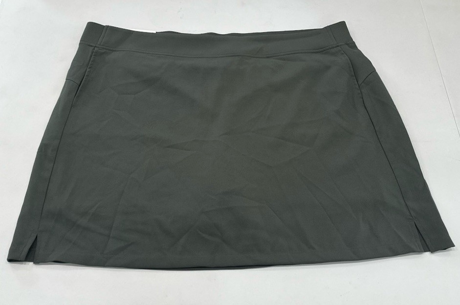 32 Degrees Cool Women's Soft 4-Way Stretch Comfort Skort, Green, Size XXL