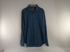 Robert Graham Button-Up Shirt Mens XL Paisley Stripe Vibrant FlipCuff Cotton