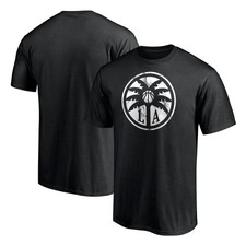 Men's Black Los Angeles Sparks Marble Logo T-Shirt