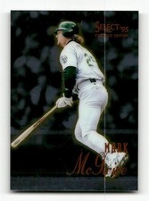 1995 Select Certified #50 Mark McGwire Samples