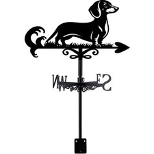 Wetterhahn Hunde Wetterhahn fürs Dach Dackel Windrichtungsanzeiger Dachmontag...