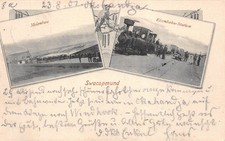 DSWA Deutsch-S&uuml;dwest-Afrika AK Eisenbahn-Station Swakopmund gelaufen 1901