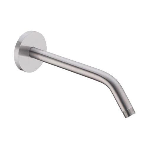  10 Inch 90 Degree Shower Arm with Flange 10&Prime; Brushed Nick