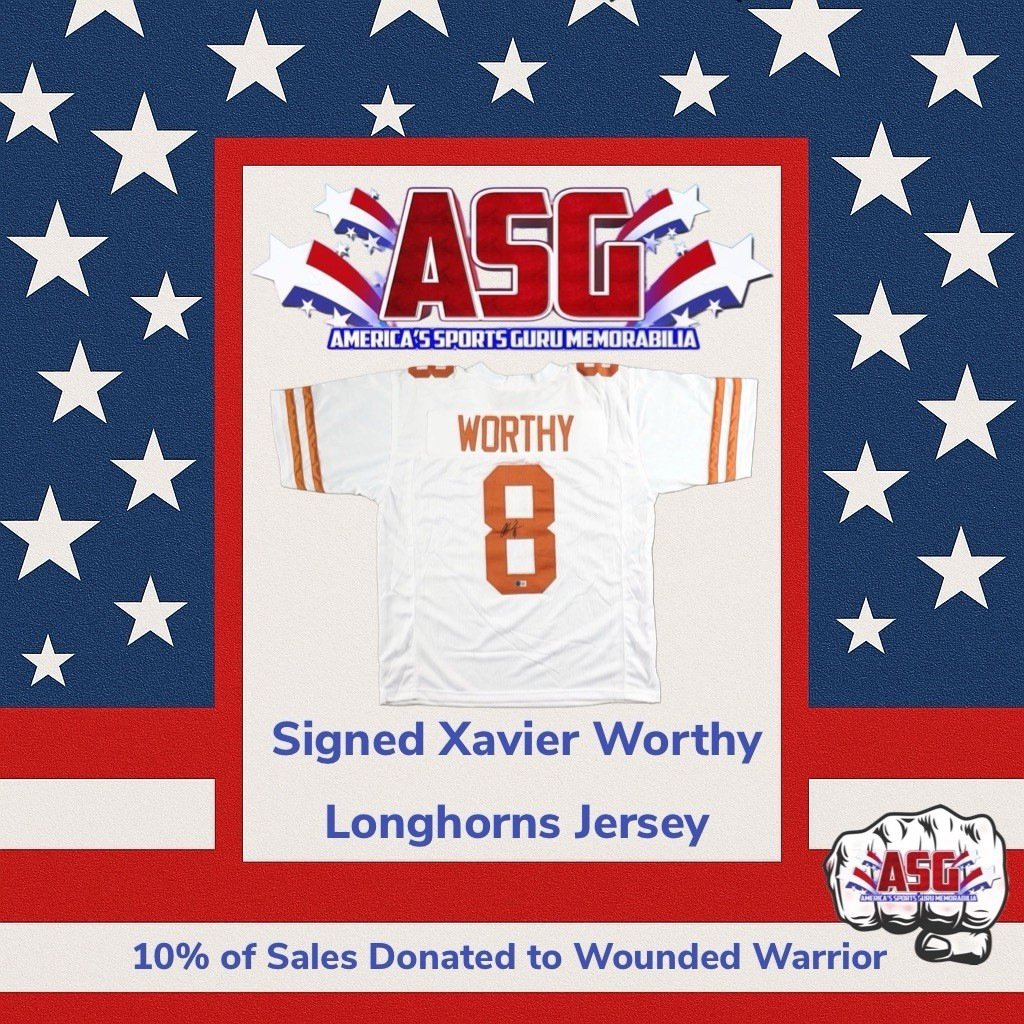 Xavier Worthy Autographed Signed Texas Longhorns Custom Jersey White Beckett Authenticated 