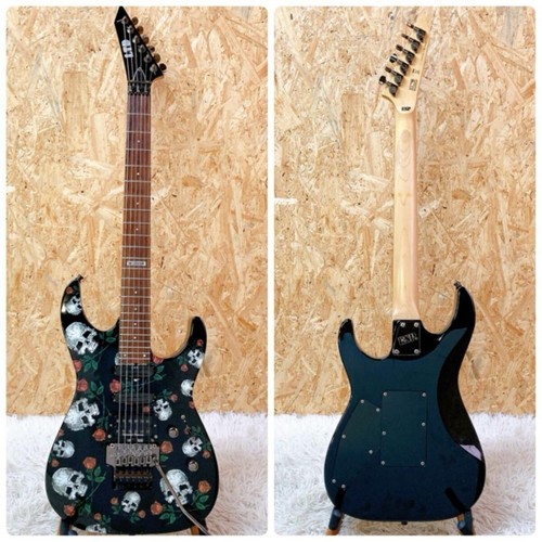 Guitarra Eléctrica Esp Ltd. Skull Rose M-200Sr NºLG547 - Imagen 2 de 10