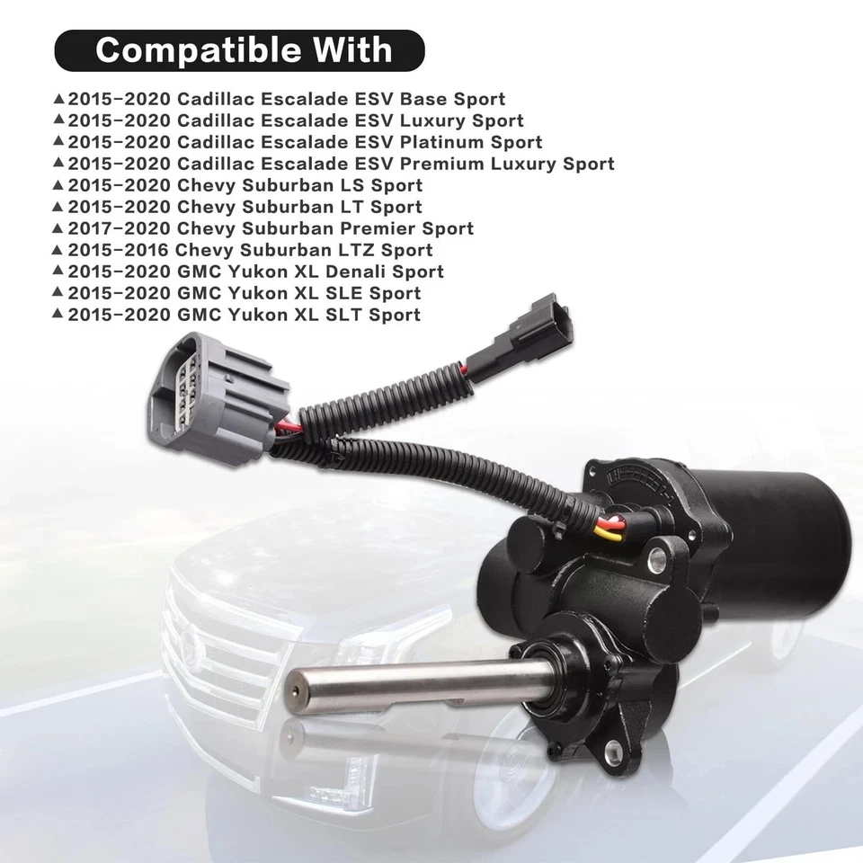 Motor de estribo eléctrico del lado del pasajero delantero derecho compatible para Cadillac... Foto 2 de 4