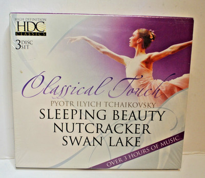 20-BIT HD 3 CD - TCHAIKOVSKY - CLASSICAL TOUCH - SLEEPING, NUTCRACK, SWAN - NEW