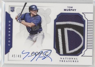 2016 Panini National Treasures Purple 45/49 Tom Murphy #200 Rookie Auto RC 1u0