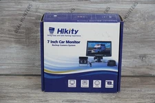 Hikity 7" Car Monitor Backup Camera System, IR Camera, 4 Pins, 65ft Cable