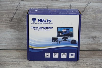 Hikity 7'' Car Monitor Backup Camera System, IR Camera, 4 Pins, 65ft Cable