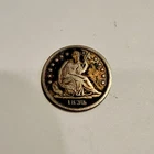 VF/XF - 1838 Seated Liberty Half Dime No Drapery – Attractive Toning
