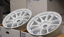 Kiwami Deep Concave Wheels 18x9.5 38 Offset 5x100 In White Wck189538zwht
