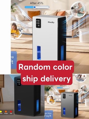 NineSky CT2 Dehumidifier 95oz Tank 1000 Sq Ft Quiet Auto Shut Off LED Home Use