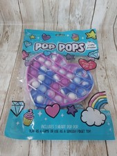 New Heart Game Push It Pop Bubble Fidget Squeeze Autism Sensory Silicone Toy  